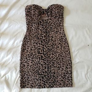 Animal Print mini Dress